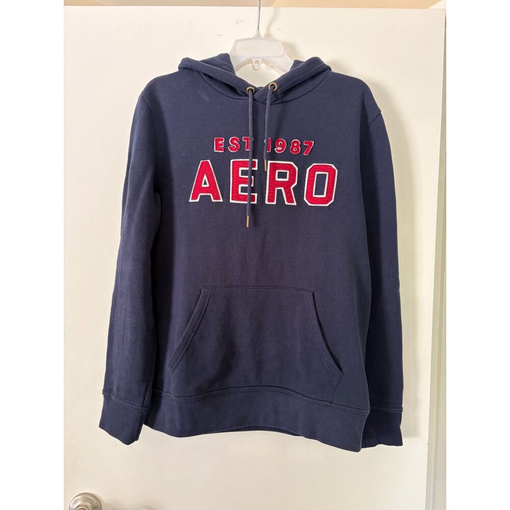 Aeropostale Navy Hoodie Mossimo Gray Pullover M Y2K Sweatshirt Loungewear Bundle - Picture 2 of 10